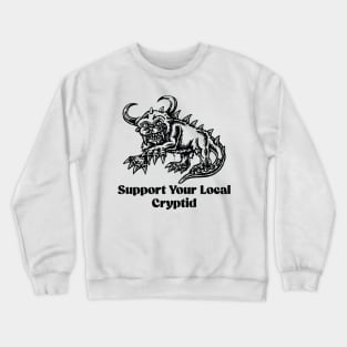 Hodag support your local cryptid - hodag Crewneck Sweatshirt